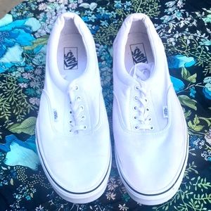 Men’s size 14 white Vans